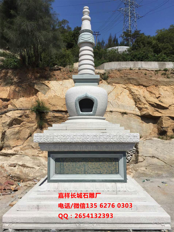 石雕佛塔圖片